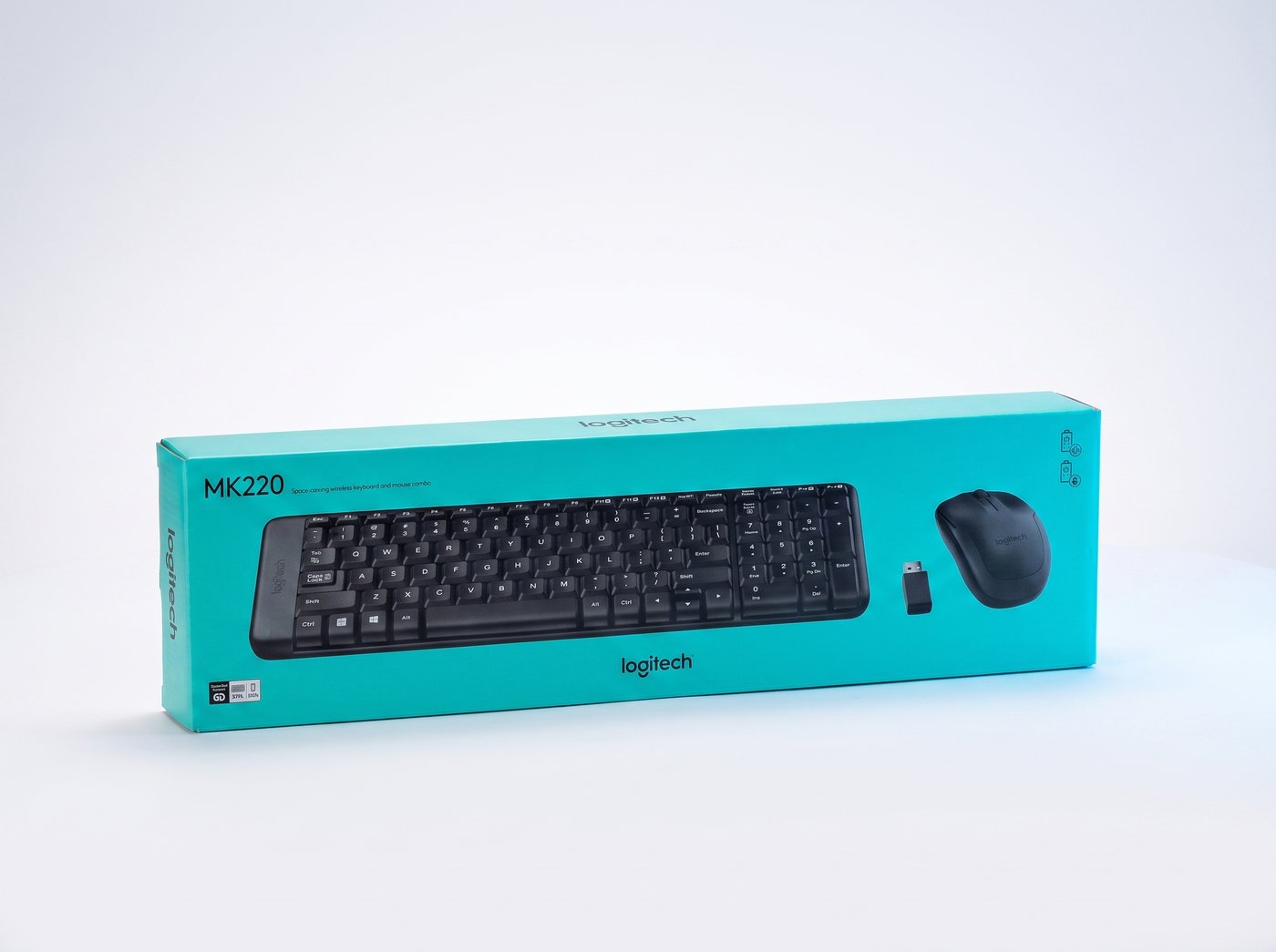 طقم لوحة مفاتيح وماوس لوجيتك MK270 لاسلكي